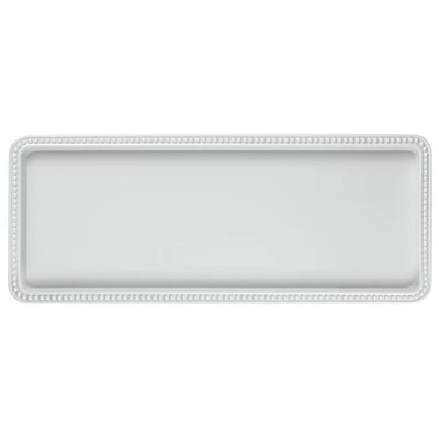 Elite Global Solutions M1561-NW 白色三聚氰胺餐盘 15 英寸长 x 6 英寸宽 x 1 英寸高 — 第 1/3 张图片