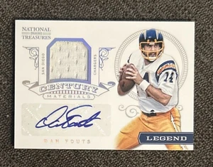 2012 National Treasures Century Materials Auto /25 Dan Fouts Game Worn - Picture 1 of 2