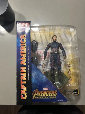 FIGURA DE ACCIÓN DEL CAPITÁN AMÉRICA Marvel Select Avengers: Infinity War DST Foto 1 de 3