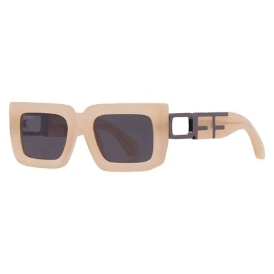 Off-White BOSTON Dark Grey Rectangular Unisex Sunglasses OERI073 1707 54 - Image 1 of 4