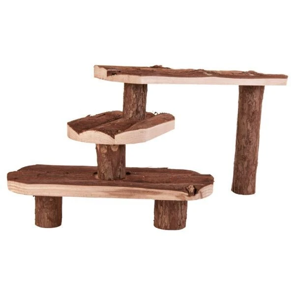 Trixie Natural Living Wooden Steps Rabbit & Guinea Pig Cage Small Animal Stairs