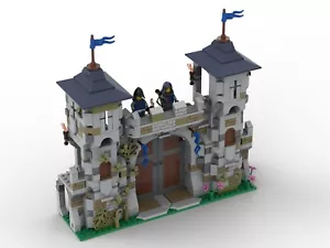 MOC aus LEGO®-Teilen Modulares Burgtor /Ritter Passt zu 10305 21325 BrM2304 - Bild 1 von 7