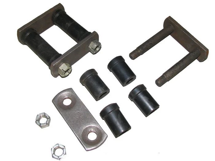 2 grilletes de resorte de hoja trasera 1951-1954 Packard & Clipper NUEVO PAR 51 52 53 54 Foto 1 de 1