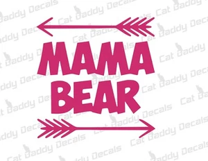 💕 Mama Bär Mama Geschenk Aufkleber Vinyl Auto schneller kostenloser Versand 📫 Kaufen Sie 2 erhalten Sie 1 gratis - Bild 1 von 4