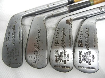 Lote de 6 palos de golf vintage Spalding Kro Flite Irons Foto 1 de 4