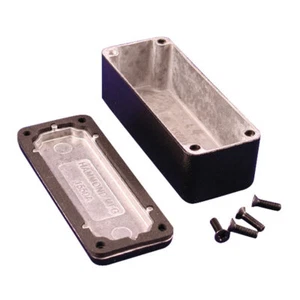 Hammond 1550WABK IP66 Diecast Aluminium Enclosure Black (89 x 35 x 30mm) - Picture 1 of 1