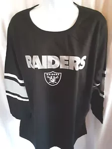 Los Angeles Raiders Women's Plus Size Shirt 1X or 4X Plus Size - Picture 1 of 4