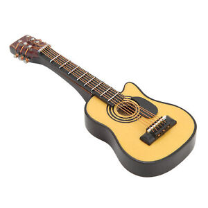 (Ballade) Miniatur-Gitarre Gloosy Miniatur-Gitarren-Display Aus