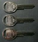 GM 1969-73-77 Uncut Key Blanks (3 Per Lot) OEM Curtis Industries Glove & Trunk
