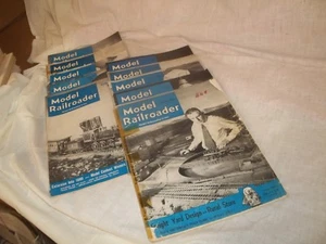 Model Railroader Magazine 1950 - 10 ISSUES- June & August missing - Picture 1 of 2