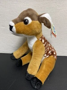 Wild Republic Fawn Spotted Deer Stuffed Animal Plush Toy Preowned - Picture 1 of 13