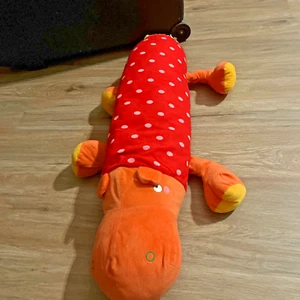 PILLOW DECORATION, HIPPOPOTAMUS PLUSH 32 LONG - Picture 1 of 3