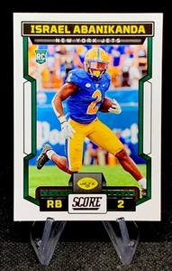 2023 Panini Score Israel Abanikanda #326 RC New York Jets - Picture 1 of 2