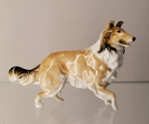 Hutschenreuther Collie Figur Hundefigur Hund 1. Wahl Länge 15cm Höhe 11cm - Picture 1 of 9