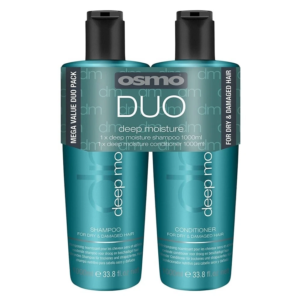 Osmo Deep Moisture Shampoo & Conditioner Twin 2 x 1000ml(100753) - Image 1 of 1