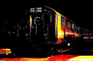 ORIGINAL KODACHROME SLIDE NYC SUBWAY R-16 #6398 "CC" 207 ST. YARD 13. NOVEMBER 1996 - Bild 1 von 1