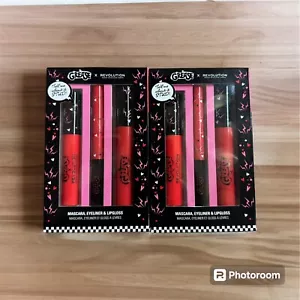 Red Lipstick Makeup Revolution X Grease SHAPE UP SANDY Transformation Set 2 - Picture 1 of 2