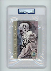 1998 HALL OF FAME PLATINUM SIGNATURE SERIES SIGNED AUTOGRAPH PSA GENE UPSHAW - Picture 1 of 2