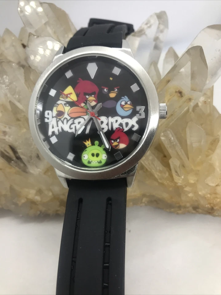 NOS Rovio Entertainment 2009-2011 Angry Birds Large Dial Watch With New Battery  - Image 1 of 4