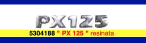 5304188 Targhetta Logo Emblema Resinato Per Piaggio Vespa PX 125 - Foto 1 di 1