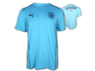 Manchester City Camiseta Azul Puma Man.city Casuals Tee Cityzens Jersey Gr.M-3XL - Imagen 1 de 4