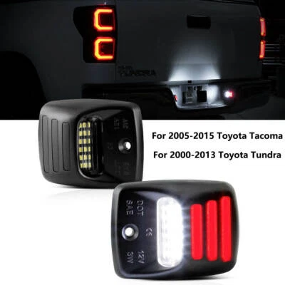 Светодиодные лампы для номерного знака для Toyota Tundra/2005-2015 Toyota Tacoma 2000-2013 годов выпуска 2 шт. - Изображение 1 из 4
