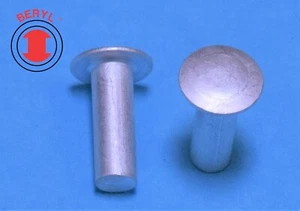 Remaches sólidos para cabezal de armadura de aluminio THSR316120 - 3/16""X1/2"" - 100 piezas - Imagen 1 de 1
