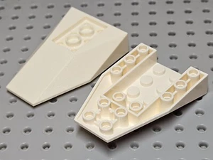 Lego Cuña Invertida Pendiente 6x4 con Centro Empotrado [4856] Blanco x2 - Imagen 1 de 5