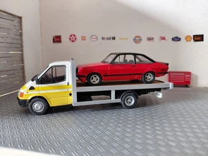Ford Transit Flatbed/ Ford Escort Mk2 Rs2000. 1.43 Code 3model. - Picture 1 of 17