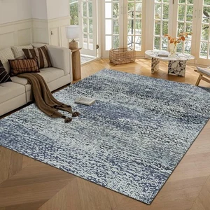 Washable Area Rug - 1/6 Thick - Stain & Water Resistant Non-Slip - Resistant ... - Picture 1 of 7