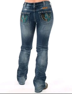 COWGIRL TUFF Women's Embellished Jeans Size 29 - Picture 1 of 8