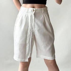 Comme des Garcons vintage 2014 white deconstructed baggy shorts s/m - Picture 1 of 8