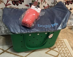 BOGG Green With Envy Bag XL Tote W/ Bevy Cup, BRRR Cooler Insert~ NWT - Picture 1 of 10