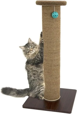 Kitty City Sisal Post Scratcher, 15.8 x x 32 inches, brown  - Image 1 of 4