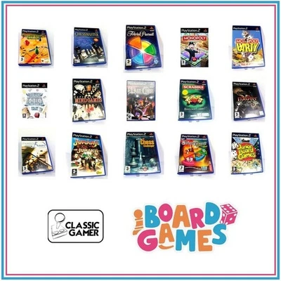 Board Games: Chess, Monopoly, Scrabble, Trivial Pursuit etc. Games PS2 VG - Image 1 of 2