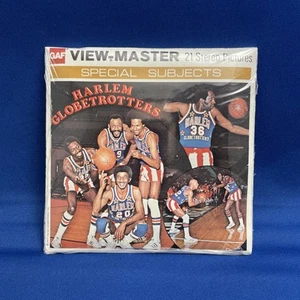 HARLEM GLOBETROTTERS BASKETBALL 1977 3d View-Master 3 Reel Packet NEW SEALED - Picture 1 of 2