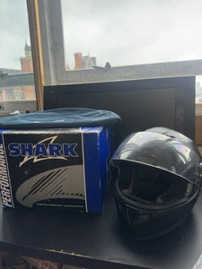 Shark S900 Motorcycle Helmet Full Face Black Matte Size Medium - Picture 1 of 12
