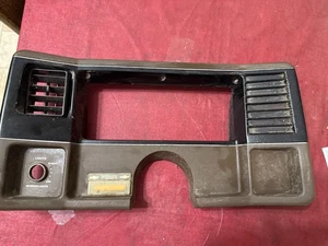 1986 1987 1988 Chevrolet Monte Carlo El Camino Dk Brown Instrument Cluster Bezel - Picture 1 of 10