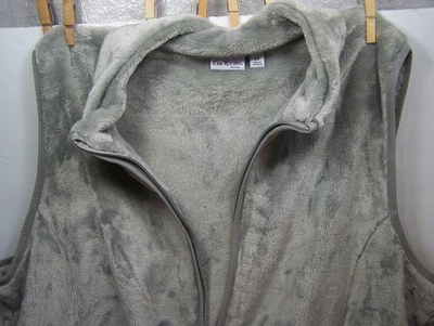 Nuevo con etiquetas Chaleco Kim Rogers Mujer Talla 2XL Gris Jaspeado Polar Cremallera Completa Foto 1 de 4