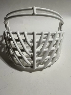 SCHUTT SUPER PRO STG 2 WHITE "RAY LEWIS" BIG GRILL FOOTBALL HELMET FACEMASK - image 1 of 4