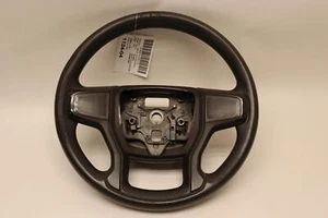 2014-2019 CHEVY SILVERADO 1500 DRIVER SIDE STEERING WHEEL BLACK OEM - Picture 1 of 15
