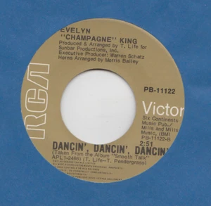 45 RPM - 7'' - EVELYN '' CHAMPAGNE '' KING / SHAME - DANCIN ' DANCIN ' DANCIN - Picture 1 of 2