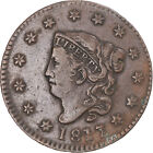[#1171933] Coin, United States, Coronet Head, Cent, 1817, Philadelphia, VF, Cop,