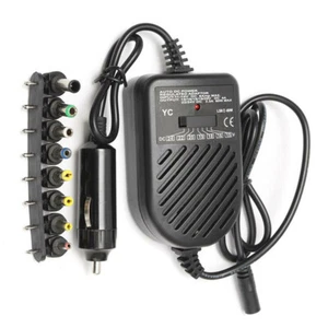 15V-24V Universal Notebook Laptop Power Supply Car Charger Adapter w/ 8 Tips AO - Picture 1 of 9