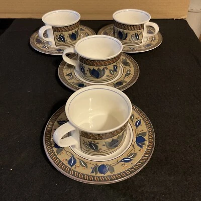 Juego de tazas y platillos de café/té Mikasa Arabella para 4 Foto 1 de 4