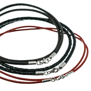 Lederband mit Verschluss aus Silber 925 - Bild 1 von 34
