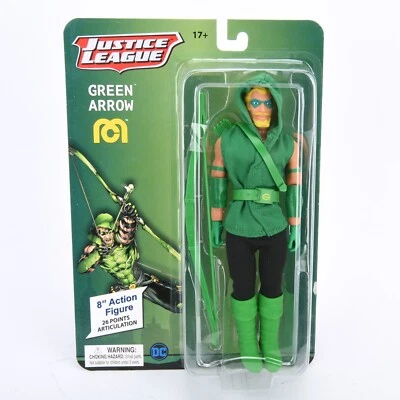 Mego DC Superhero Justice League Green Arrow 8" Action Figure Toys Gift New - Image 1 of 3