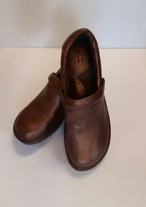 BOC Born Concept Damen-Clogs kupfermetallic Größe 8M gebraucht, in einwandfreiem Zustand - Bild 1 von 9