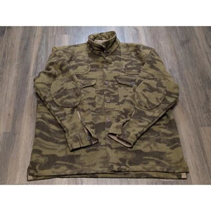 Vintage Columbia Sportswear Camo Wool Blend Heavy Hunting Shirt Jacket Size XXL - Picture 1 of 6