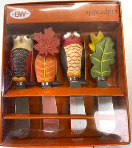 Fall Thanksgiving Holiday Spreaders Set of 4 - Picture 1 of 3